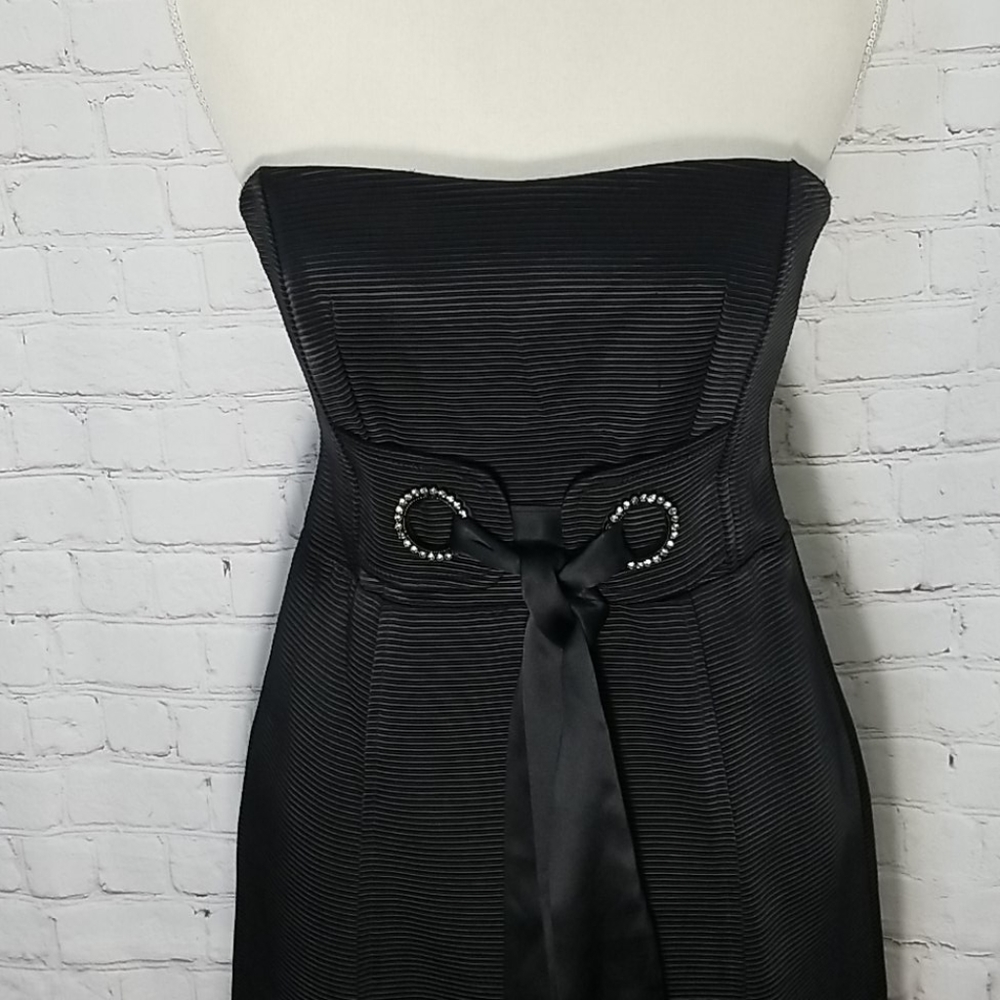 Nanette Lepore Black Strapless Dress